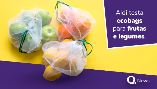 Rede Aldi de supermercados testa sacolas reutilizáveis